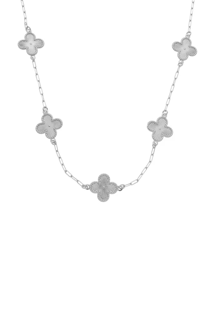 Colar Inspiração Virginia VC no Ródio Branco