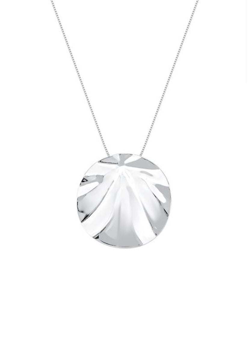 Conjunto Orgânico Martelado no Banho de Prata