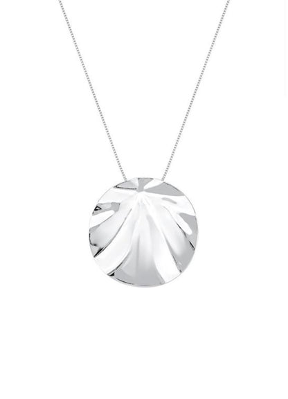 Conjunto Orgânico Martelado no Banho de Prata