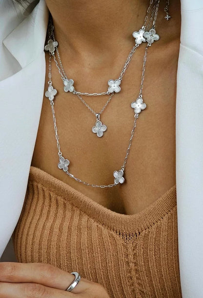 Colar Inspiração Virginia VC no Ródio Branco