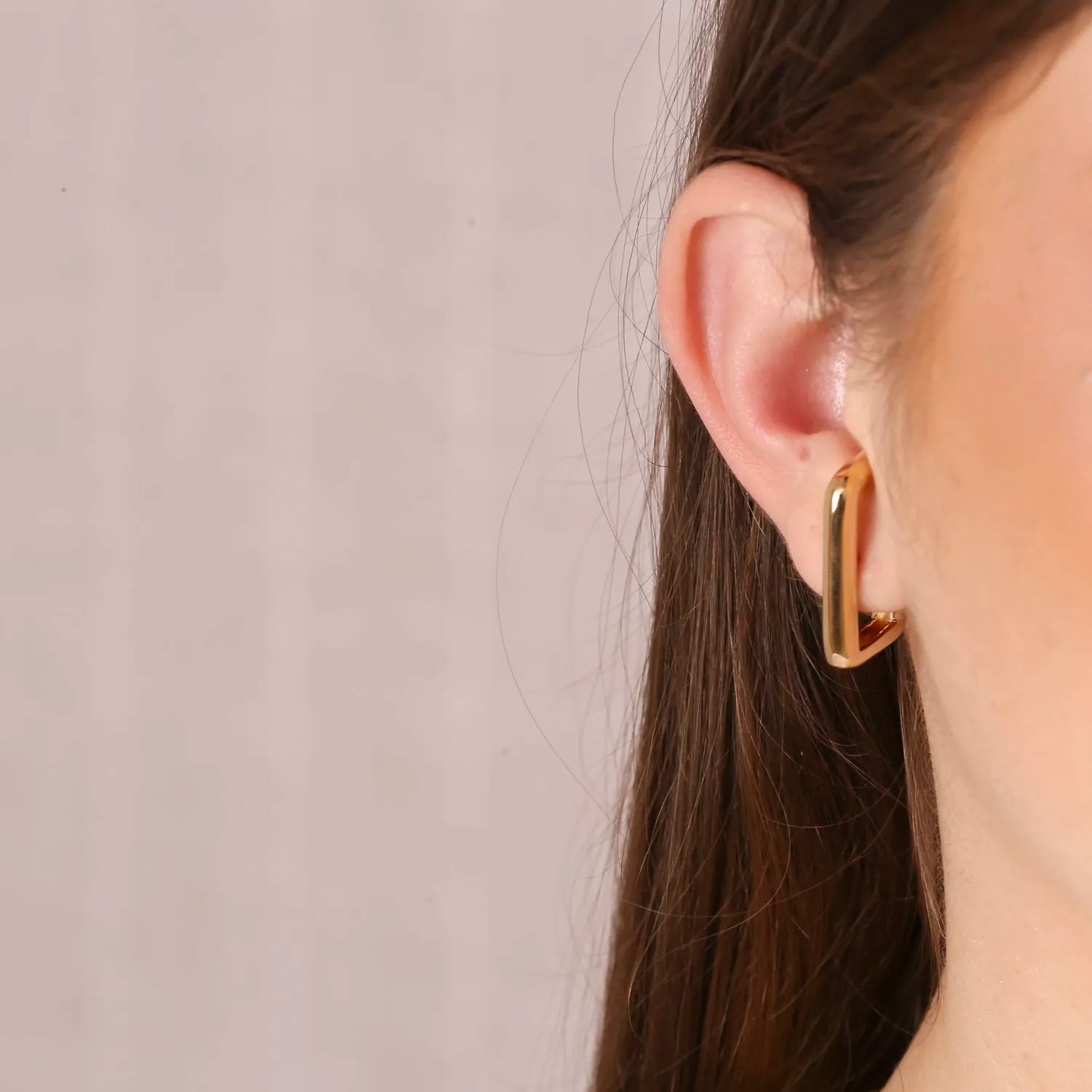 Brinco Piercing Dina G Folheado a Ouro 18K