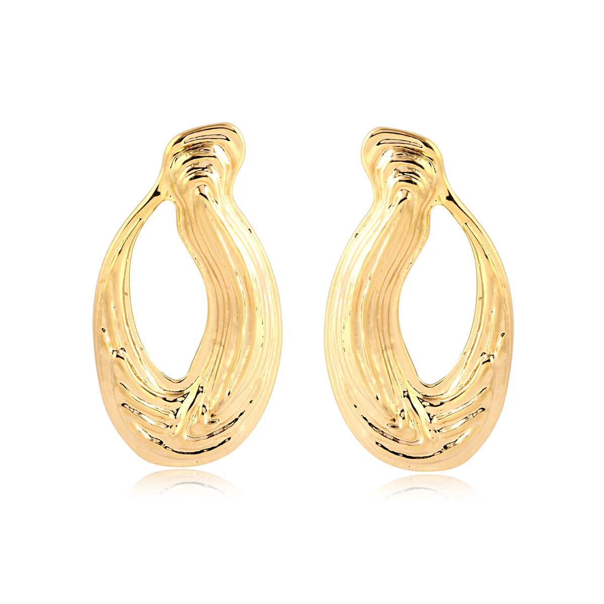 Brinco Banhado a Ouro 18k - Jade Gota Orgânica